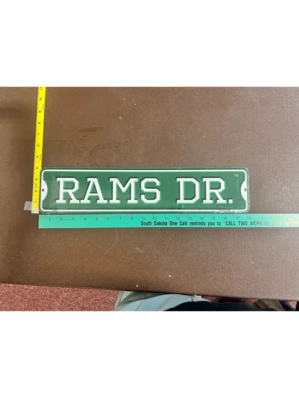 Rams Dr 4x18 Aluminum Metal Street Sign Unbranded Sports Fan Wall Decor